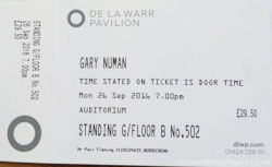 Bexhill Ticket 2016